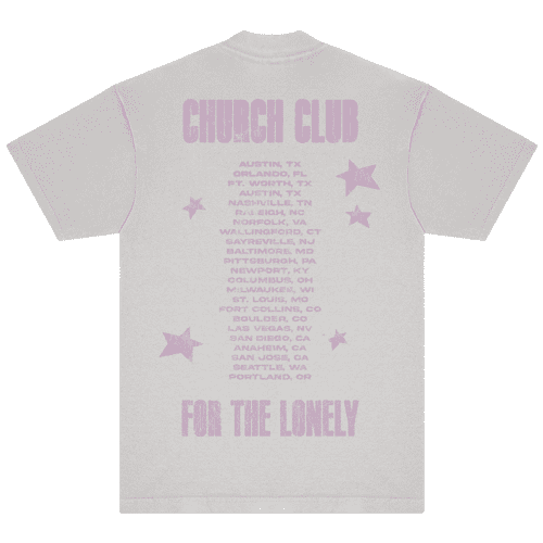 ChurchClubTourTee Back