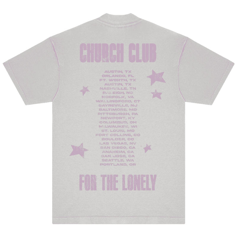 ChurchClubTourTee Back