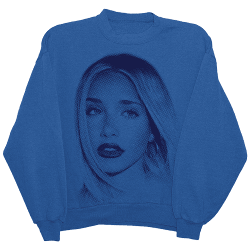 Nessa Blue Crewneck