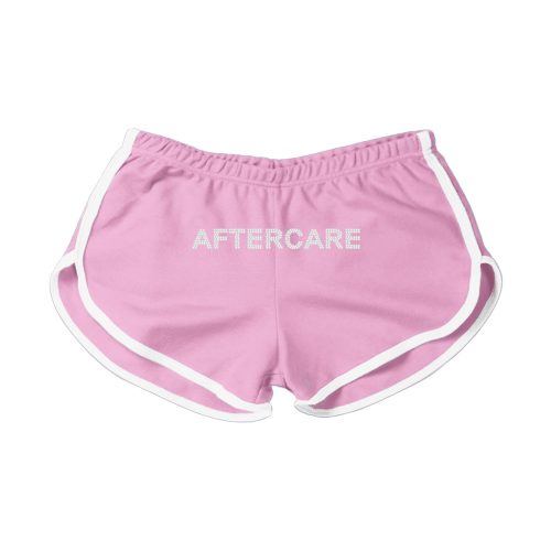 aftercarepinkshorts back